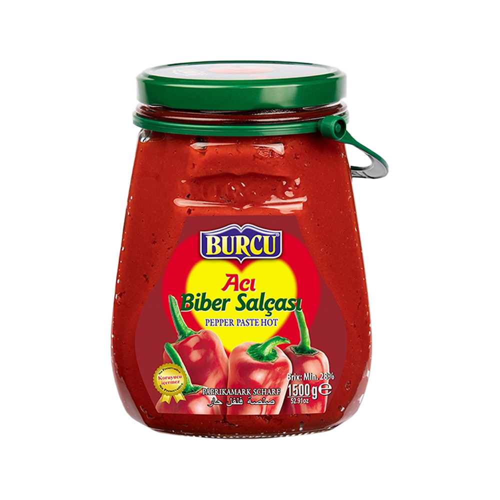 Burcu 1500 Gr Acı Biber Salçası