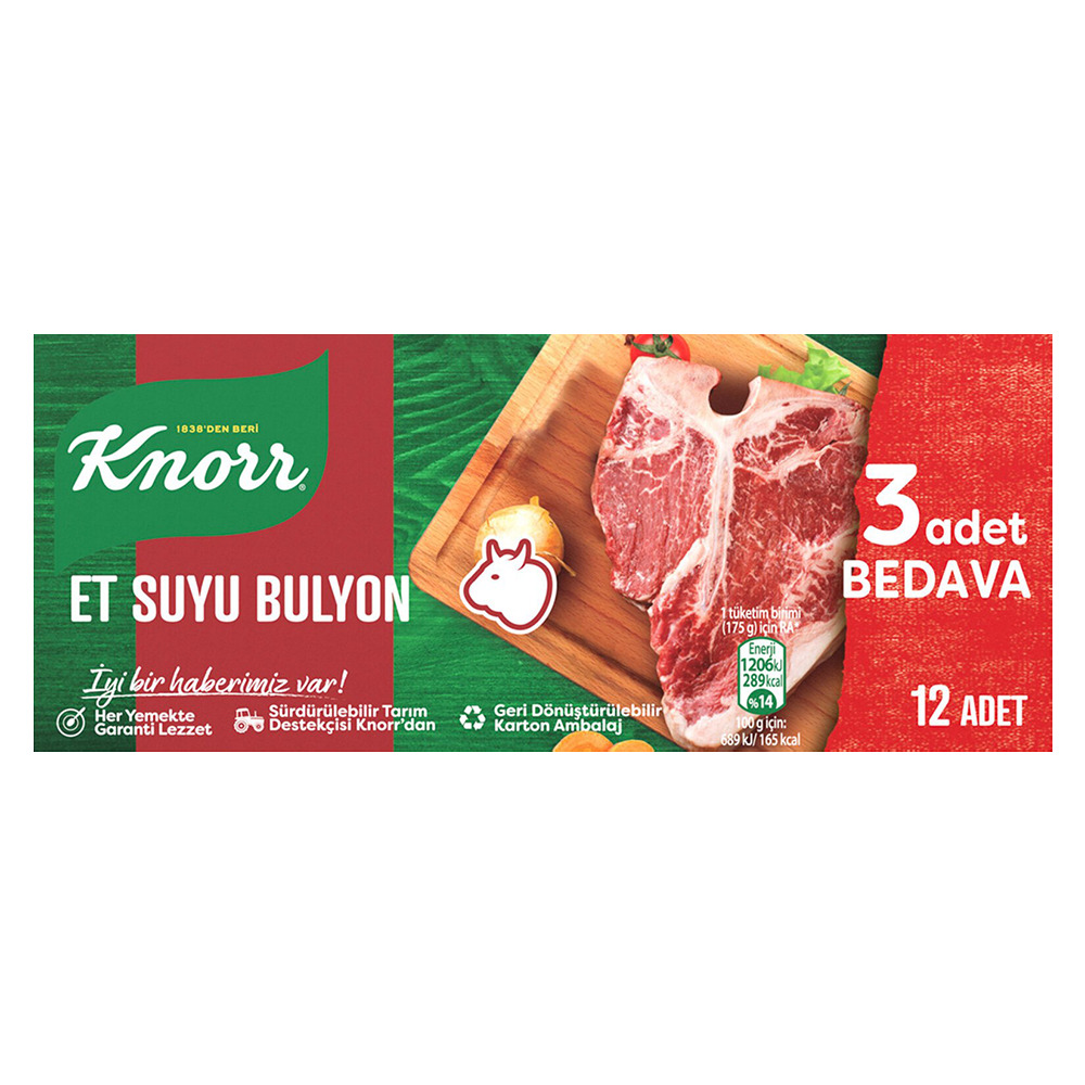 Knor Et Bulyon 12’li Tablet 120 Gr.