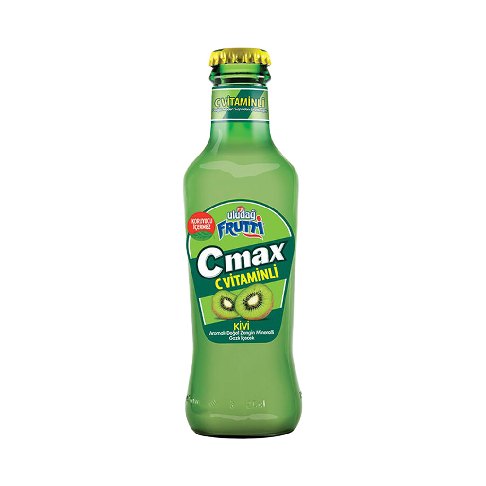 Uludag Frutti Cmax 200Ml Kivi Mineralli Gazlı İcecek .