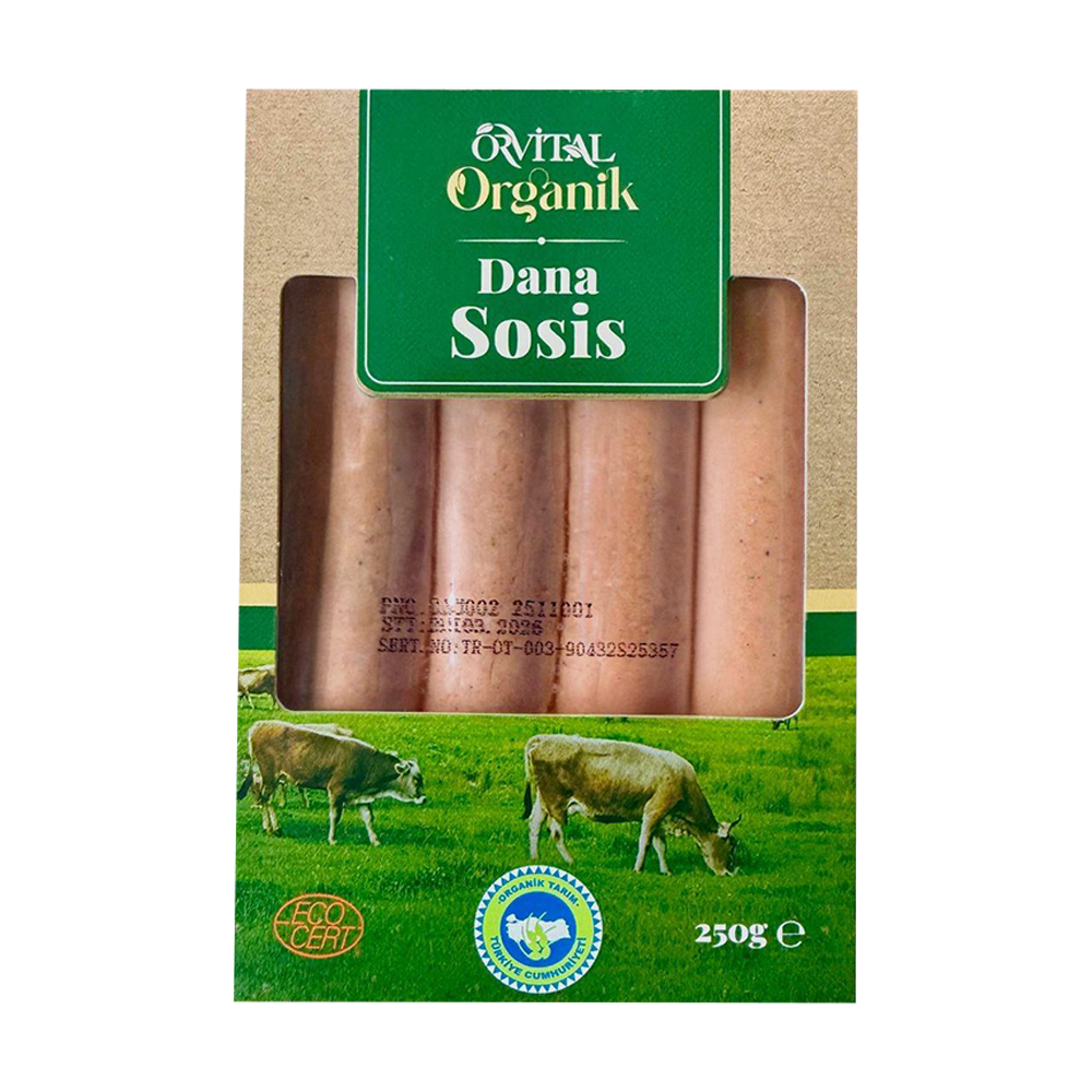 Orvital Organik Dana Sosis 250Gr
