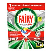 Fairy Platinum Plus 50'Li Bulaşık Deterjanı Limon Kokulu
