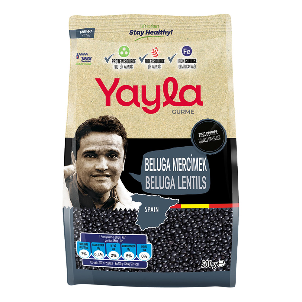 Yayla Beluga Mercimek 500 Gr