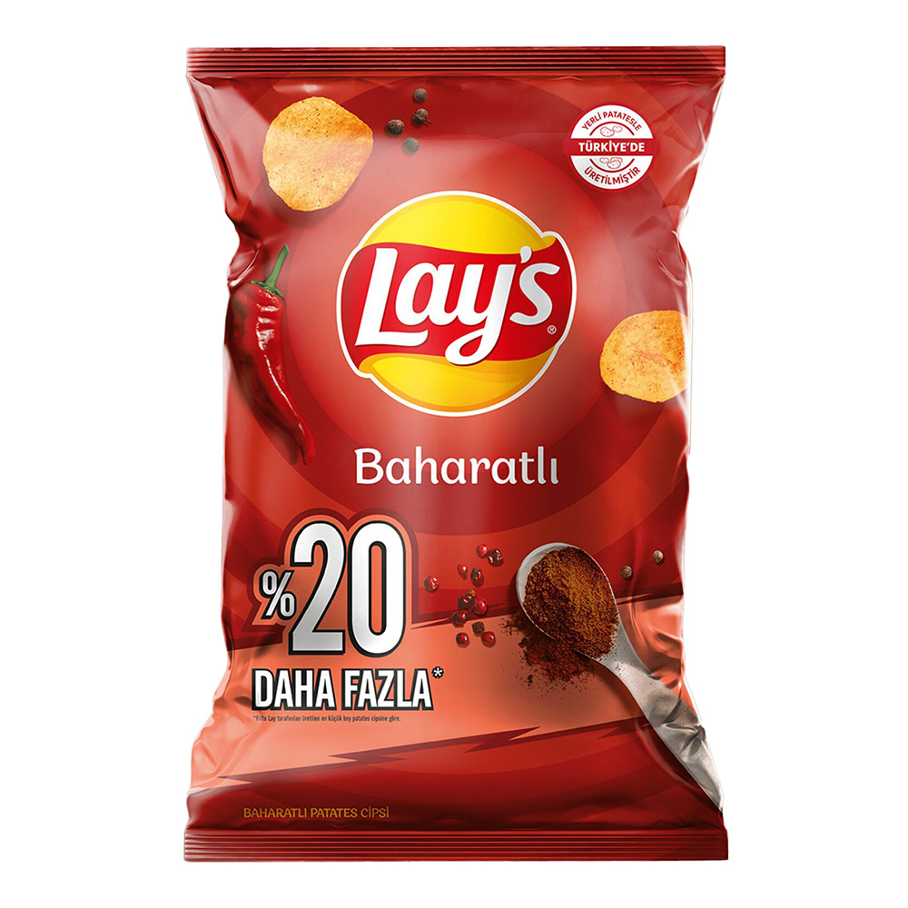 Lays Patates Cipsi Baharatlı 160Gr