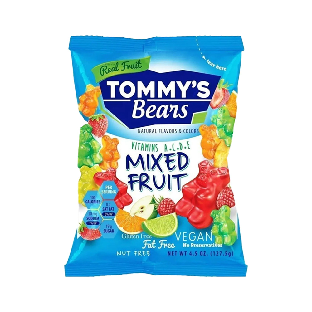 Tommy’s Bears Jelibon Karışık Meyveli Vegan 127 Gr