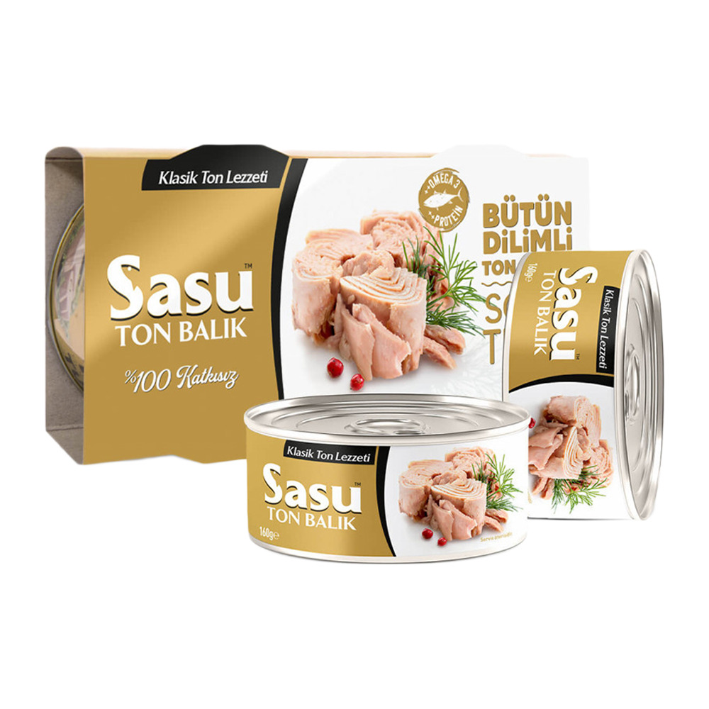 Sasu Ton Balık Bütün Dilimli 2*160 Gr