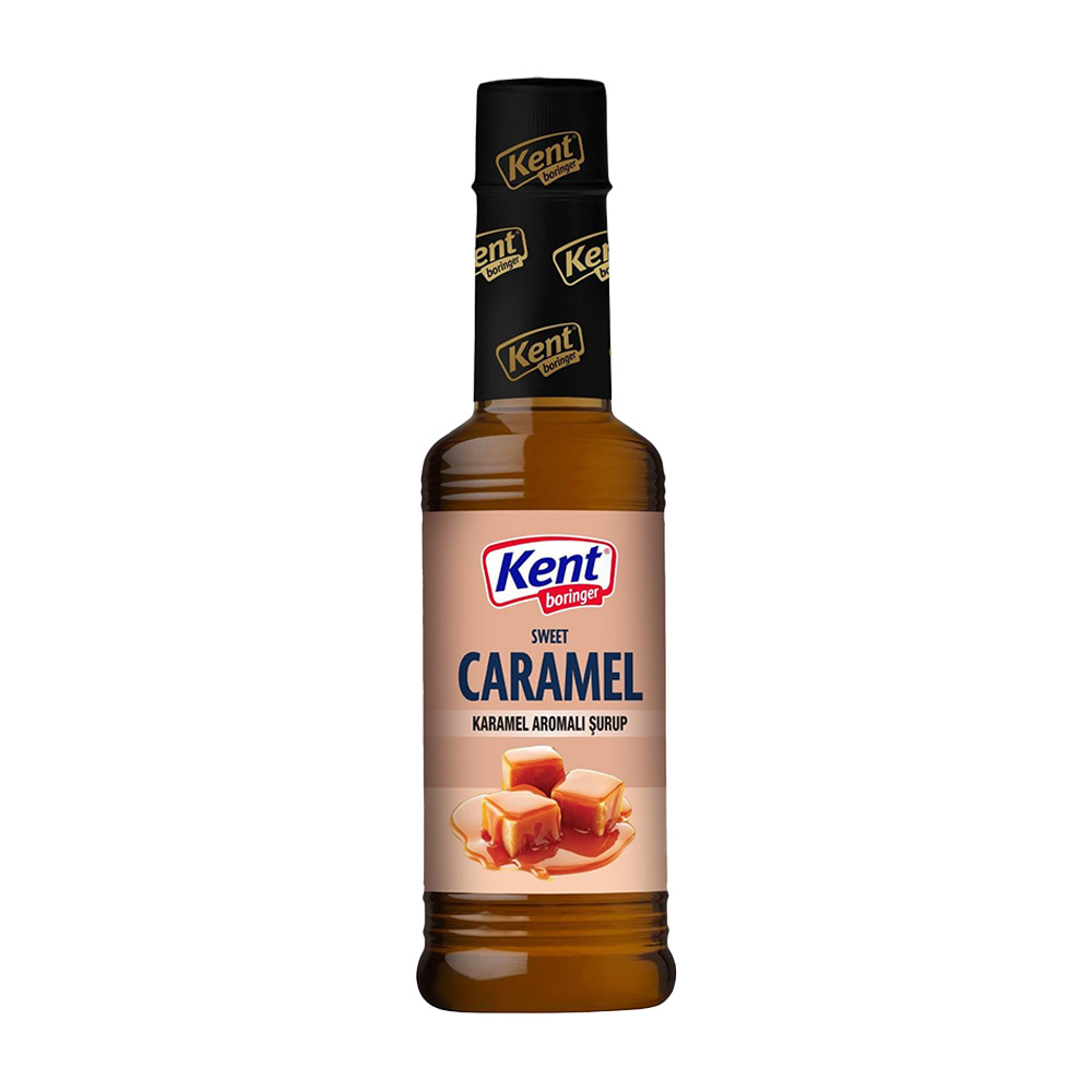 Kent Boringer Karamel Aromalı Şurup 355 Ml