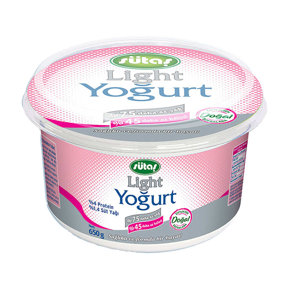 Sütaş Light Yoğurt 650 Gr.
