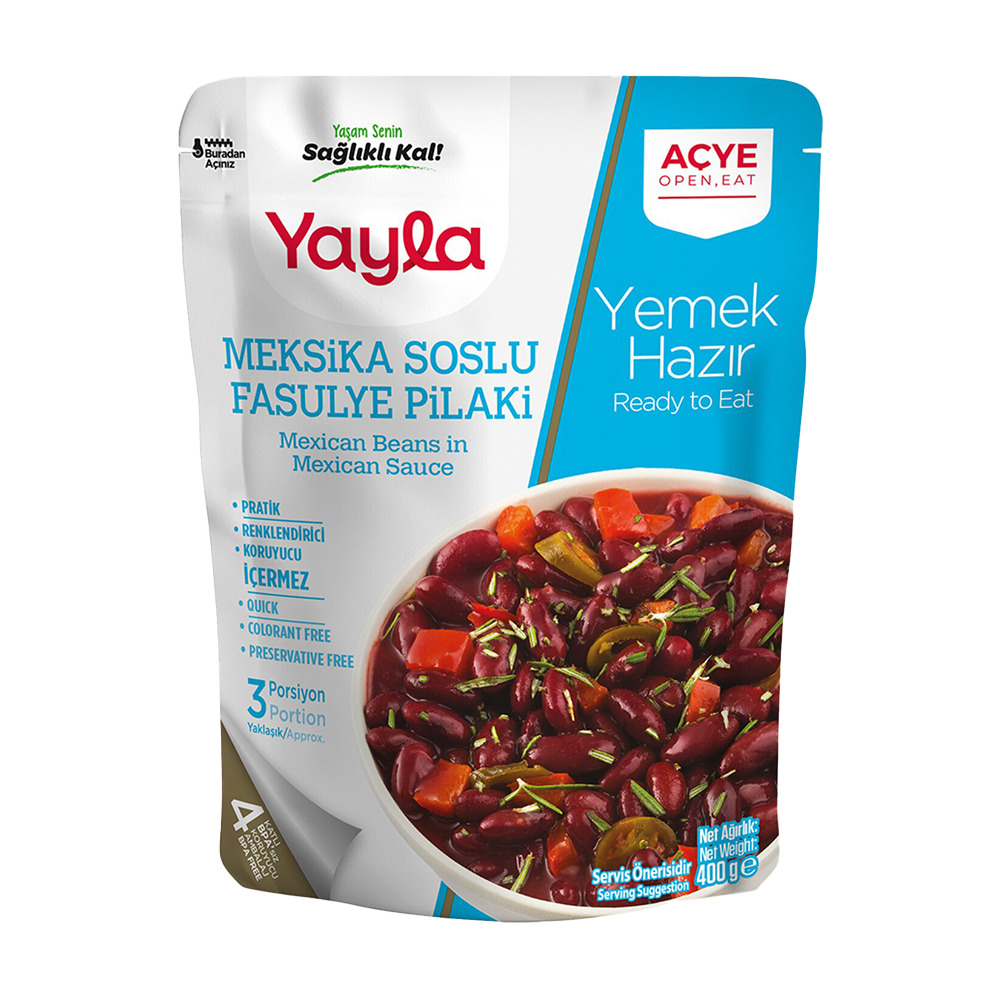 Yayla Meksika Soslu Pilaki 400Gr 