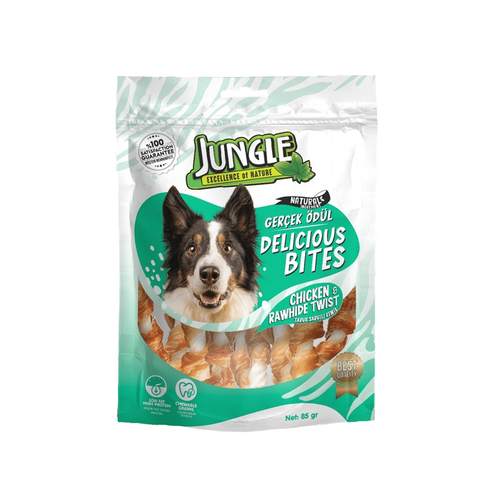 Jungle Köpek Ödül Tavuk Sarılı 85 gr