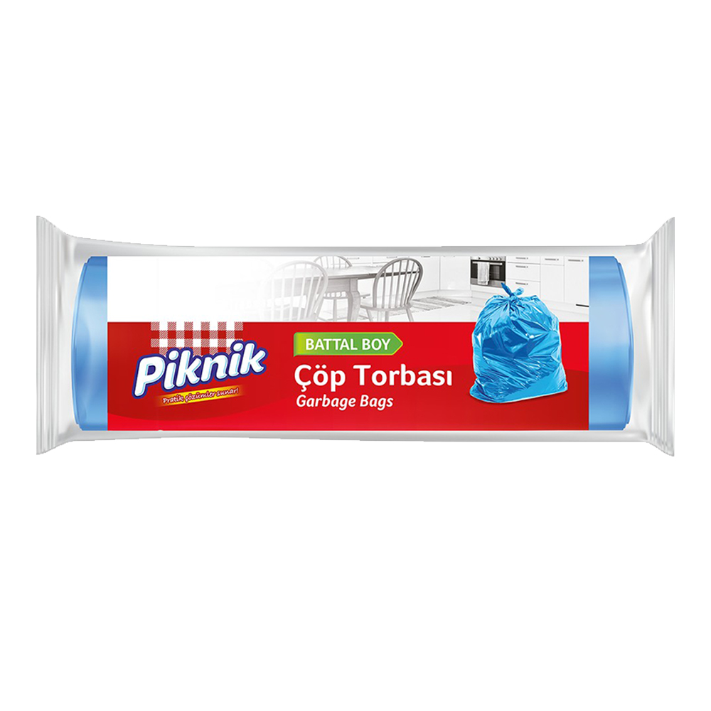 Piknik Çöp Torbası Battal Boy 10'Lu