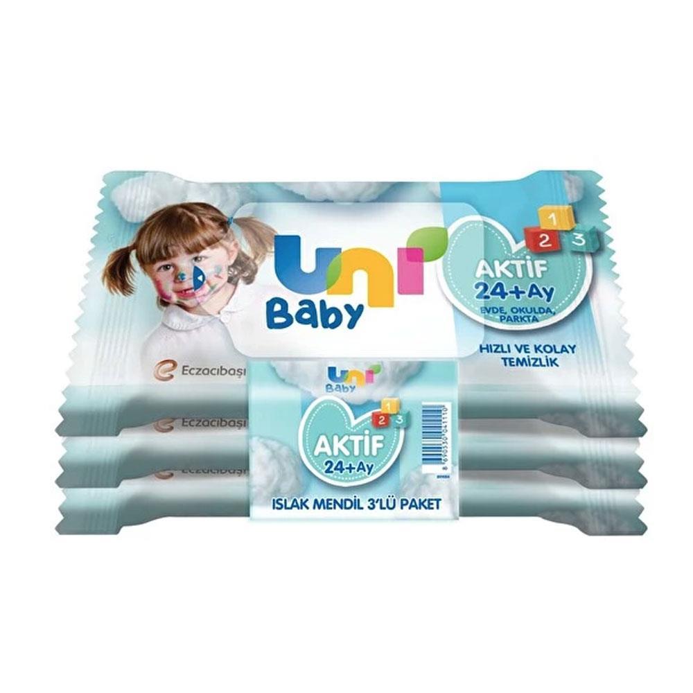 Uni Baby Islak Cep Mendili 3*15 Li