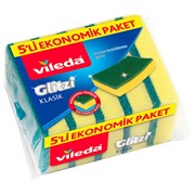 Vileda Yeşil Sünger 5’li Ekonomik Paket