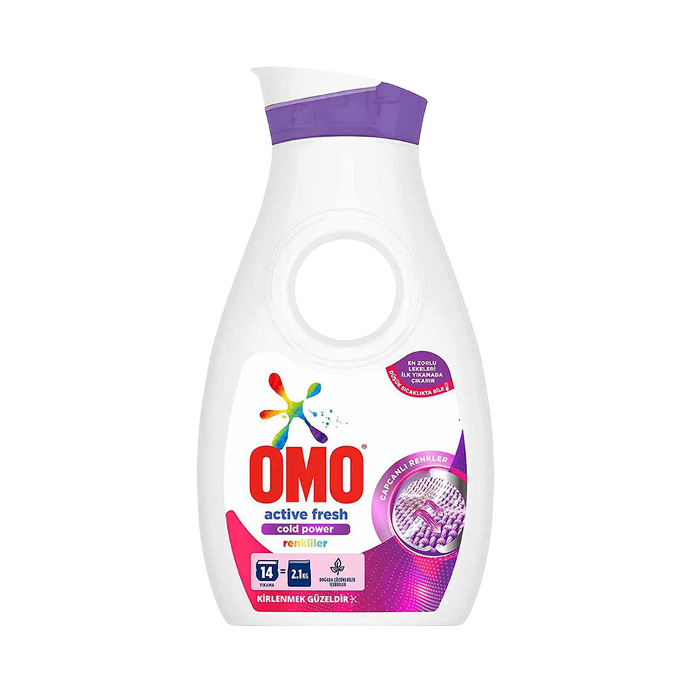 Omomatik Sıvı Deterjan 910Ml Renkliler