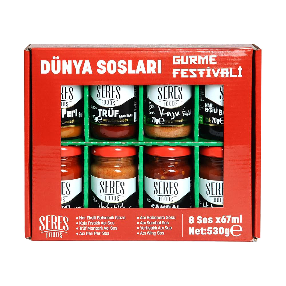 Seres Gurme Dünya Sosları Seti 8*67 Gr