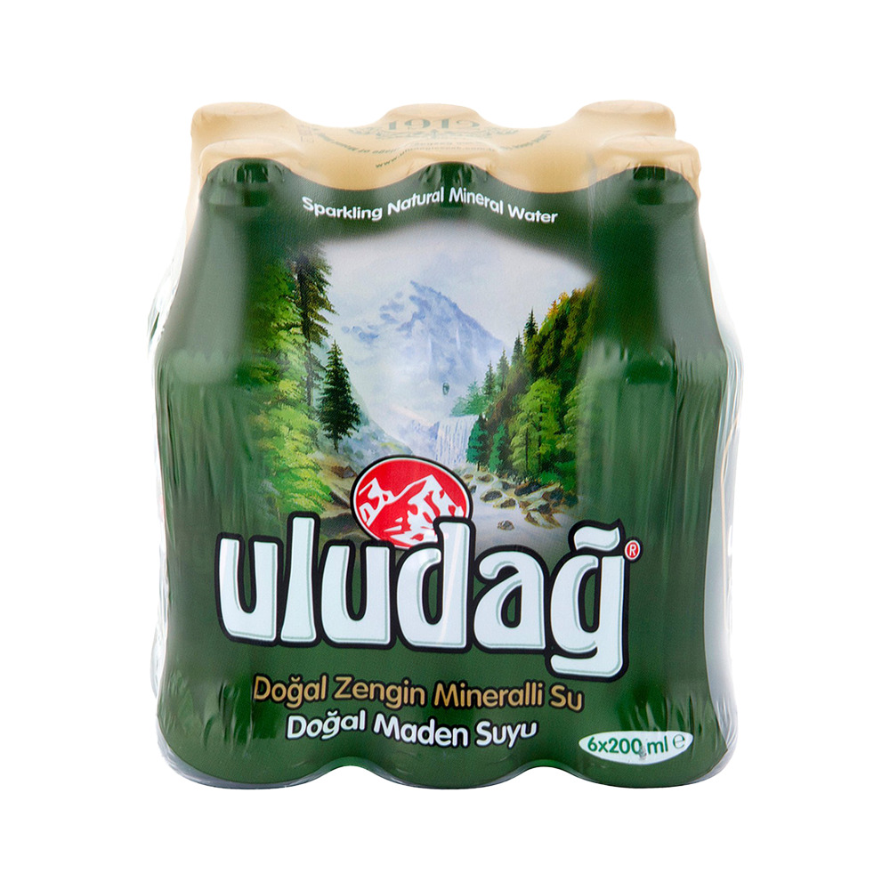 Uludağ Maden Suyu 6*200 Ml .